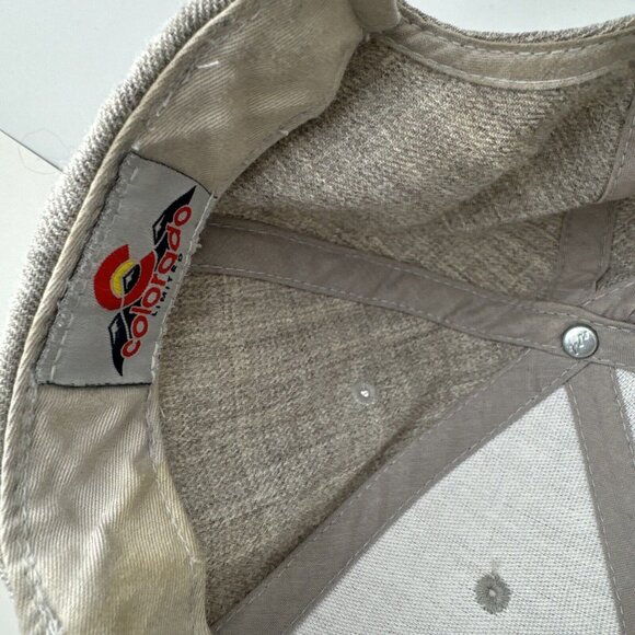 Throwback Gray Solid Colorado Limited Snap Back Hat GR64 - Picture 6 of 6